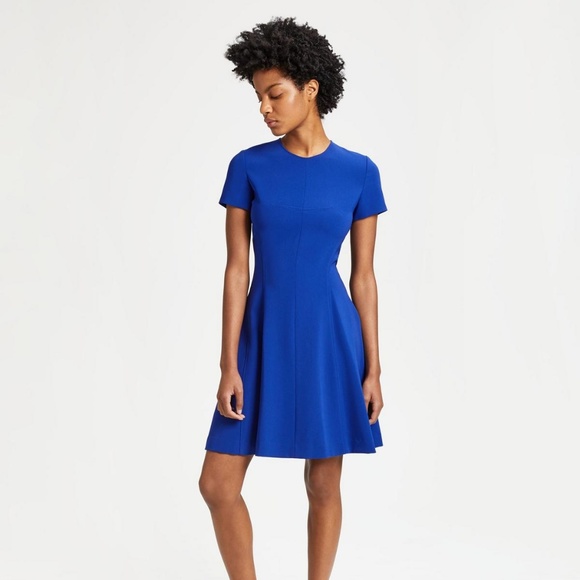 Theory Dresses & Skirts - ❌SOLD❌Theory Modern Seamed Fit & Flare Shift Blue
